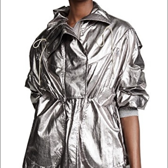 Jason Wu Metallic Foil Drawstring Jacket NWT - Picture 8 of 8